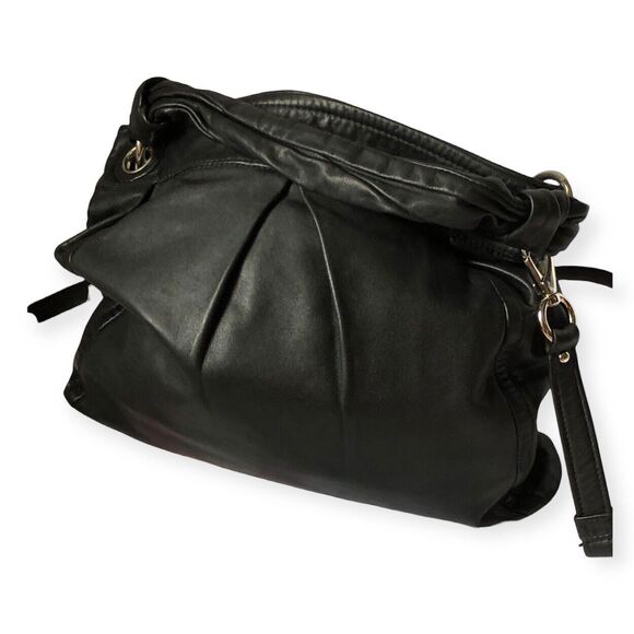 Vintage Coach Parker F0993-13411Boho Bag, Black Leather Shoulder Bag COA - Picture 1 of 10